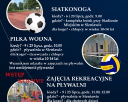 Zdjęcia główne wydarzenia: Sportowe wakacje z CKSiR 