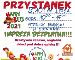 Zdjęcia główne wydarzenia: Happy Bus w Sieniawie - trzy dni atrakcji dla dzieci