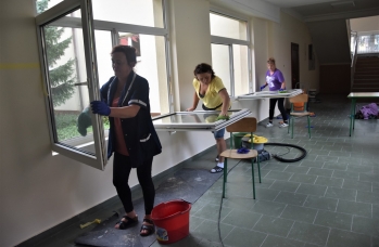 Zdjęcie: remont w szkole