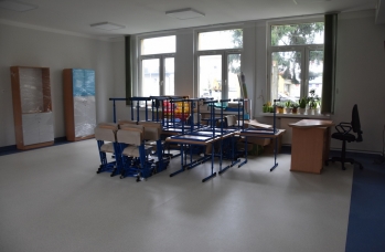 Zdjęcie: remont w szkole