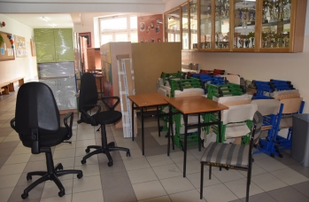 Zdjęcie: remont w szkole