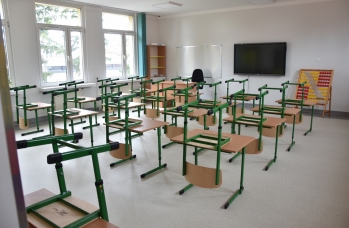 Zdjęcie: remont w szkole