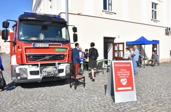 Zdjęcie: Mobilny Punkt Szczepień w Sieniawie