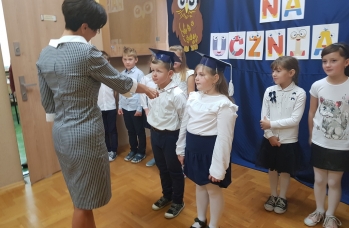 Zdjęcie: Pasowanie na ucznia w Wylewie