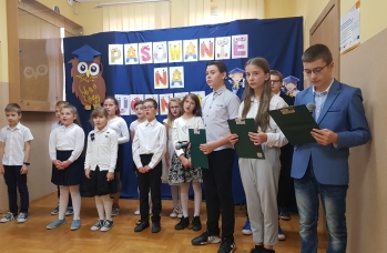 Zdjęcie: Pasowanie na ucznia w Wylewie