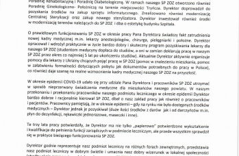 Zdjęcie: Wniosek w sprawie wstrzymania odwołania Dyrektora Grzegorza Jedynaka-2.png