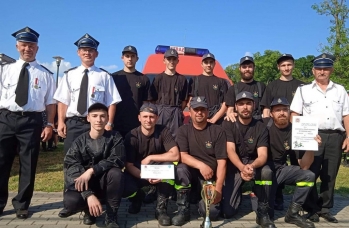 Zdjęcie: Jednostka OSP w Czerwonej Woli zajęła I m-ce w gminnych zawodach sportowo-pożarniczych i miała przyjemność reprezentować gminę Sieniawa na zawodach powiatowych.