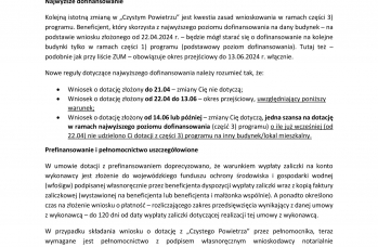 Zdjęcie: Czyste Powietrze - informacja prasowa