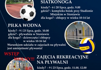 Zdjęcie główne dla: 'Sportowe wakacje z CKSiR 