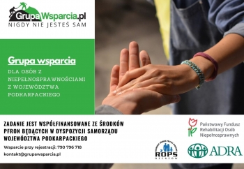 Zdjęcie główne dla: 'Rusza program bezpłatnej pomocy psychologiczno-prawnej dla osób niepełnosprawnych z województwa podkarpackiego' 