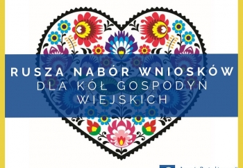 Zdjęcie główne dla: 'Startuje nabór wniosków o wsparcie dla KGW' 