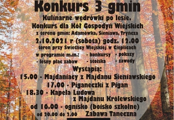 Zdjęcie główne dla: 'Dary Lasu. Konkurs i Turniej 3 gmin - zapraszamy 2 października 2021 r. do Cieplic' 