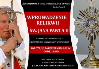 Zdjęcie główne dla: 'Dzień Papieski w Parafii Sieniawa' 
