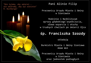 Zdjęcie główne dla: 'Kondolencje'