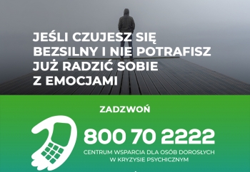 Zdjęcie główne dla: 'Centrum Wsparcia dla osób w stanie kryzysu psychicznego' 