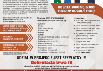 Zdjęcie główne dla: '„Od aktywności do lepszej przyszłości” - zaproszenie do udziału w projekcie' 