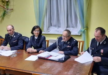 Zdjęcie główne dla: 'Zebrania sprawozdawcze OSP w Dybkowie i Dobrej, 12 marca 2022 r.' 