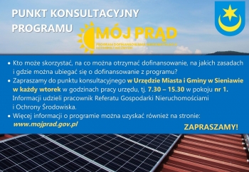 Zdjęcie główne dla: 'Punkt konsultacyjny programu 