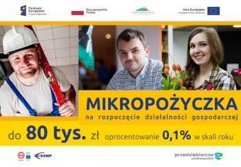 Zdjęcie główne dla: 'Mikropożyczka na rozpoczęcie działalności gospodarczej' 