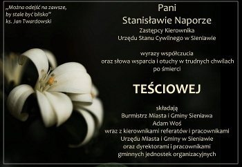 Zdjęcie główne dla: 'Kondolencje' 