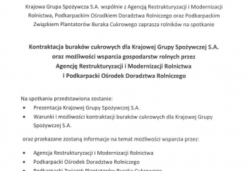 Zdjęcie główne dla: 'Zaproszenie dla rolników na spotkanie' 