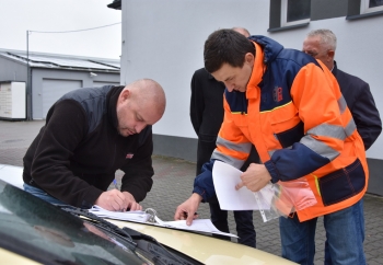 Zdjęcie główne dla: 'Odbiór inwestycji pn. „Remont (odnowa) drogi wojewódzkiej nr 867 Sieniawa – Oleszyce – Lubaczów – Werchrata – Hrebenne na odcinku Sieniawa – Dobra”'