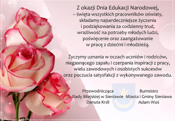 Zdjęcie główne dla: 'Życzenia z okazji Dnia Edukacji Narodowej' 