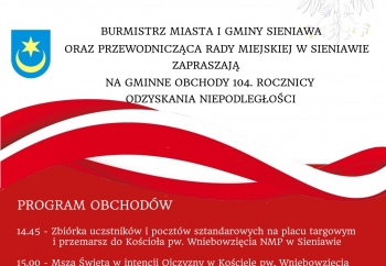 Zdjęcie główne dla: 'Zapraszamy na Gminne Obchody Narodowego Święta Niepodległości, 11 listopada 2022 r.' 