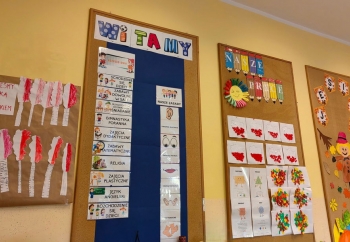 Zdjęcie główne dla: 'Wiedza w zasięgu wzroku - edukacyjne, kolorowe gazetki w SP w Wylewie' 