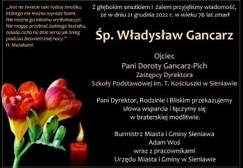 Zdjęcie główne dla: 'Kondolencje' 