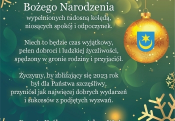Zdjęcie główne dla: 'Życzenia z okazji świąt Bożego Narodzenia' 