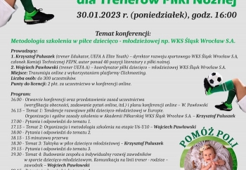 Zdjęcie główne dla: 'Interaktywna konferencja online dla trenerów piłki nożnej' 