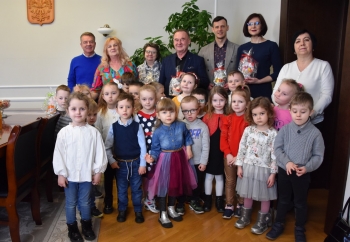 Zdjęcie główne dla: 'Przedświąteczne wizyty u Burmistrza Miasta i Gminy Sieniawa'