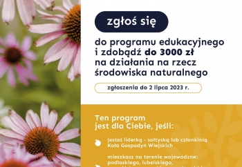 Zdjęcie główne dla: 'Program Zakorzenione - liderki dla środowiska. Zapraszamy do udziału w projekcie' 