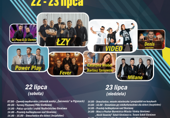 Zdjęcie główne dla: 'Dni Sieniawy 2023 - program święta naszego miasta'