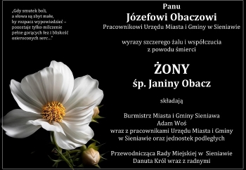 Zdjęcie główne dla: 'Kondolencje' 