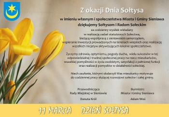 Zdjęcie główne dla: 'Życzenia z okazji Dnia Sołtysa' 