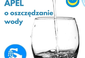Zdjęcie główne dla: 'Apel o oszczędne gospodarowanie wodą'