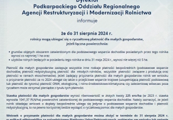 Zdjęcie główne dla: 'Nabór wniosków w ramach „Płatności dla małych gospodarstw”'