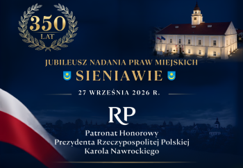 Zdjęcie główne dla: 'Jubileusz 350-lecia nadania praw miejskich Sieniawie' 