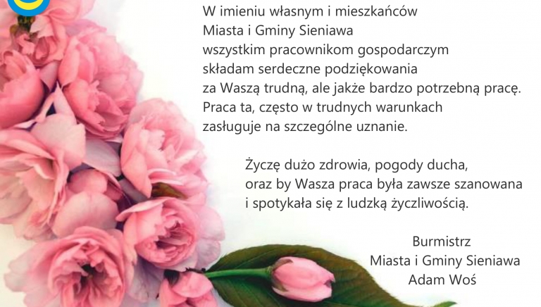 Zdjęcie główne newsa: 10 maja - Dzień Pracownika Gospodarki Komunalnej