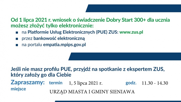 Zdjęcie główne newsa: Dobry Start - od 1 lipca wnioski można składać tylko elektronicznie