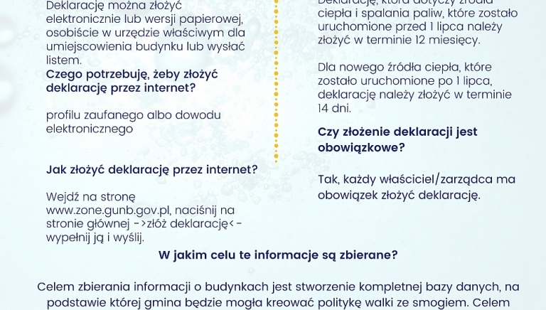 Zdjęcie główne newsa: Od 1 lipca właściciel budynku ma obowiązek złożenia deklaracji do Centralnej Ewidencji Emisyjności Budynków