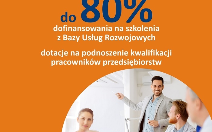 Zdjęcie główne newsa: Dotacje na szkolenia pracowników przedsiębiorstw - nabór w ramach projektu PARR S.A. pt. „Fundusz Usług Rozwojowych”