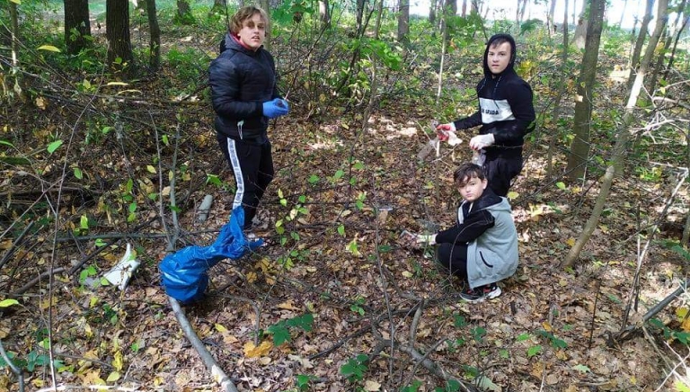 Zdjęcie główne newsa: Akcja sprzątania świata w Rudce