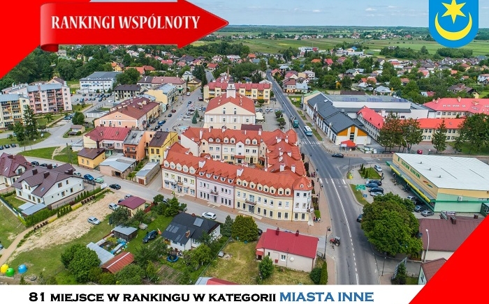 Zdjęcie główne newsa: Miasto i Gmina Sieniawa z 81 miejscem w rankingu „Wspólnoty” w kategorii MIASTA INNE. Wciąż w czołówce w województwie