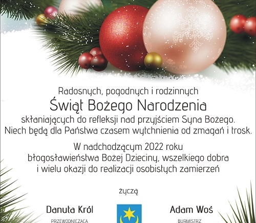 Zdjęcie główne newsa: Życzenia z okazji świąt Bożego Narodzenia
