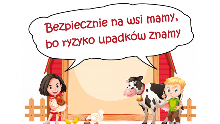 Zdjęcie główne newsa: Zaproszenie do udziału w konkursie KRUS pt. „Bezpiecznie na wsi mamy, bo ryzyko upadków znamy”