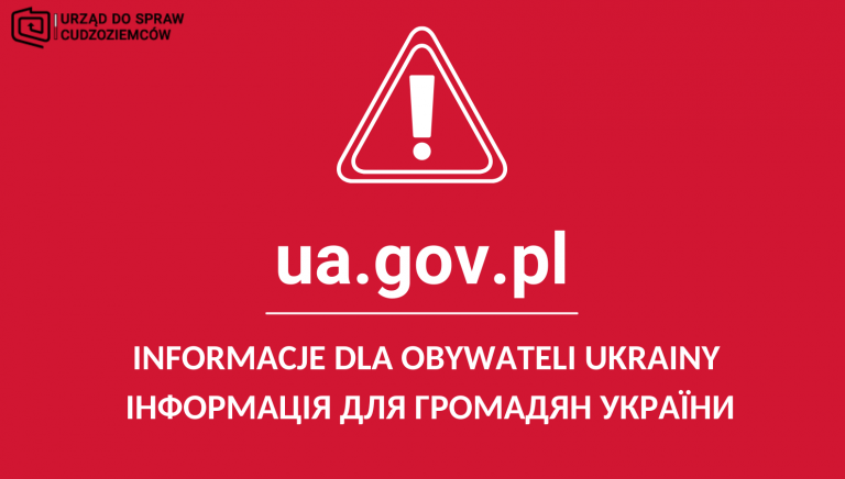 Zdjęcie główne newsa: Informacja w sprawie pobytu w Polsce osób uciekających z Ukrainy