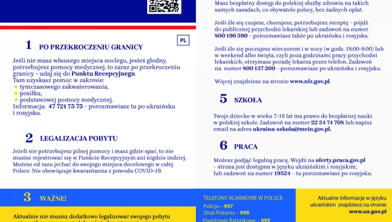 Zdjęcie główne newsa: Ulotki informacyjne